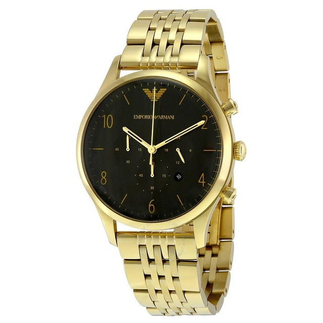 emporio armani gold watches