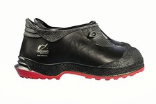 ONGUARD 89820 PVC Gator S2R Shoe with Red Lug Outsole, 12" H, Black, Size 2X