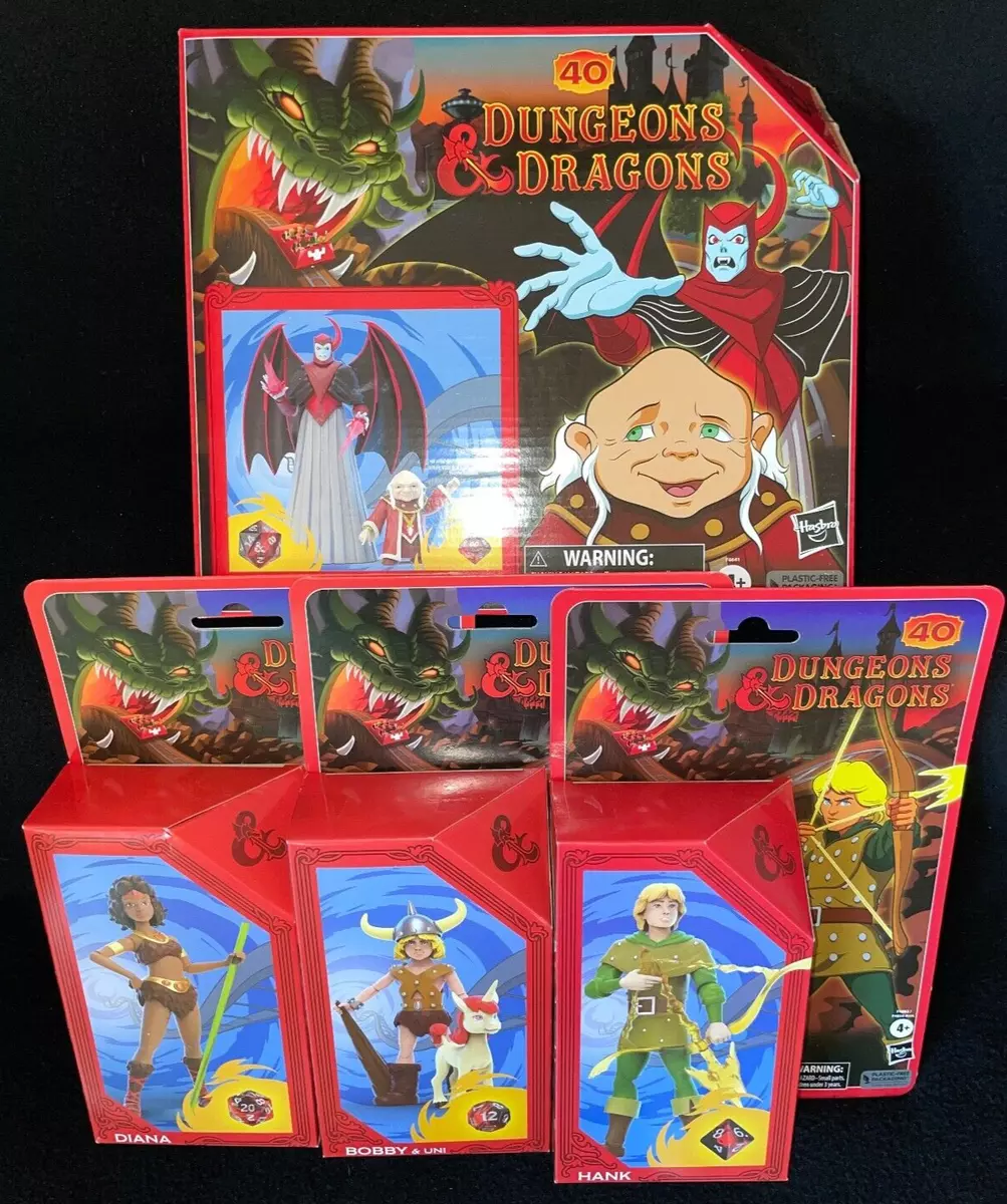 In Stock Hasbro Dungeons & Dragons Cartoon Classics Dungeon Master & Venger  Action Figure Collectible Game Model Toys Gifts