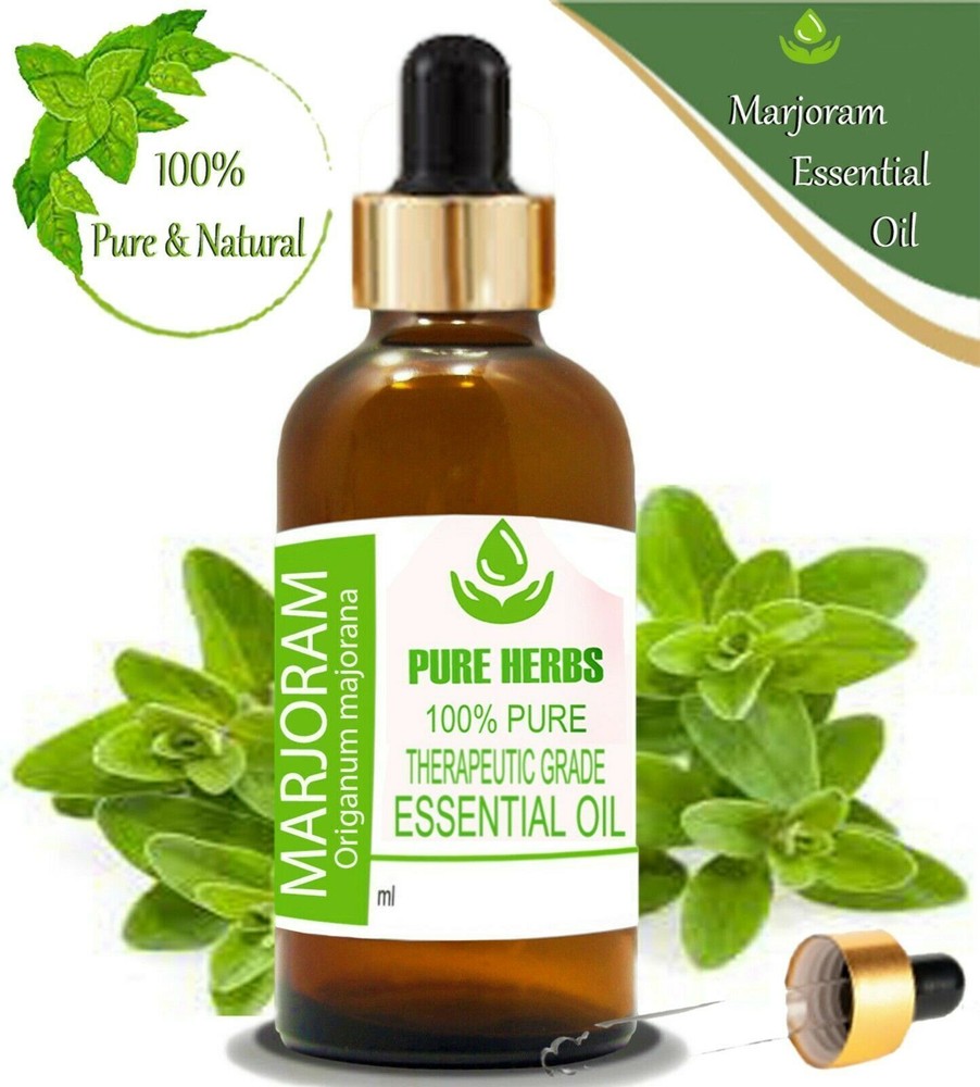 Pure Herbs Marjoram 100% Pure & Natural Origanum majorana Essential Oil