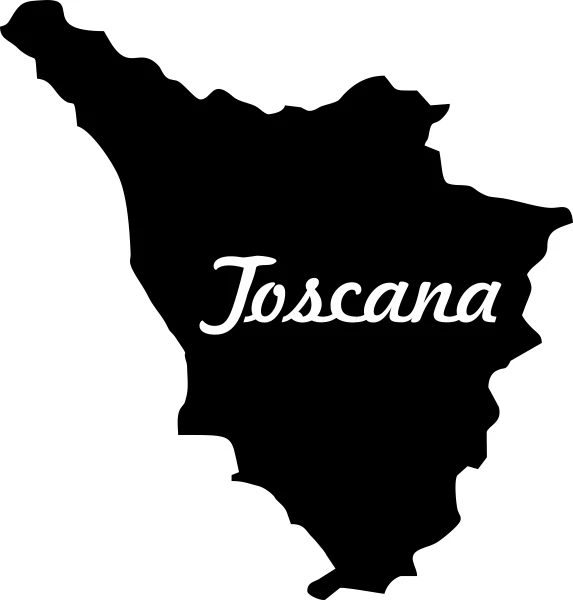 2x Auto Aufkleber Italien Region " TOSKANA " 11x10 cm Car Sticker - Bild 1 von 1