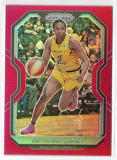 2021 Panini Prizm WNBA Red #51 Betnijah Laney #241/299 New York Liberty Rutgers