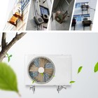 2x Heavy Duty Wall Air Conditioning AC Bracket Ductless Mini Split ...