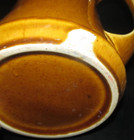 VTG MCM Brown Ceramic Pottery Tea/Coffee Pot Carafe Pitcher Entertaining Cafe — photo 8