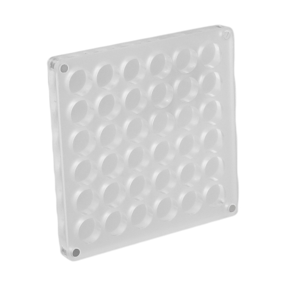 Acrylic Seashell Display Box Compact Size Clear Diamond