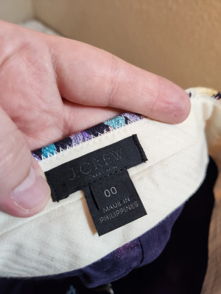 J. Pantalón corto de patio para mujer Crew Collection con estampado Ratti Under The Sea talla 00 Foto 3 de 4