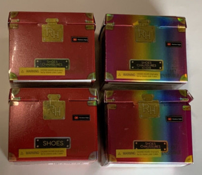 Rainbow SHADOW HIGH Doll Accessories LOT of 4 SHOES Blind Box Sealed Boxes NEW!