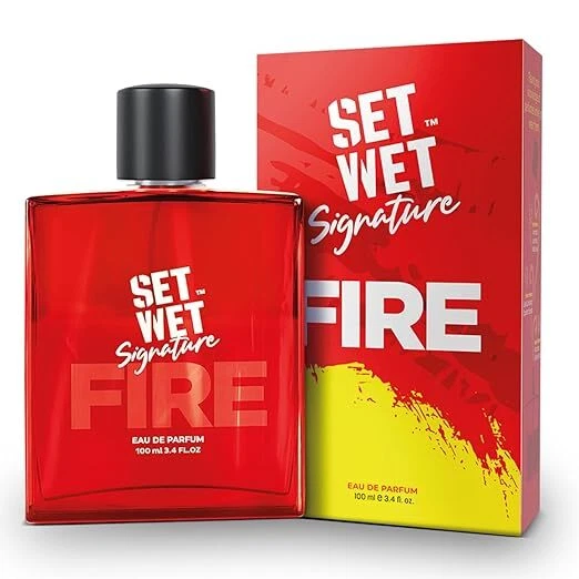 Set Wet Fire Perfume for Men 100ml Woody Long Lasting Perfume for