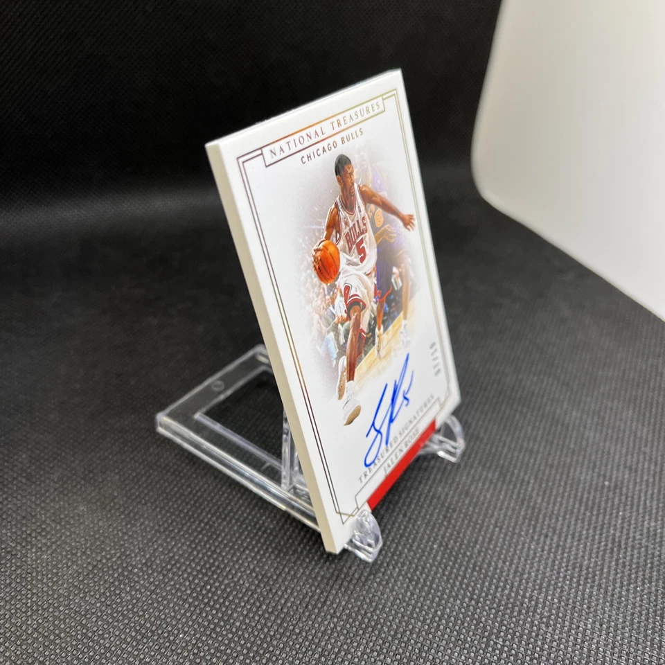 Autógrafo Jalen Rose On Card 19/20 National Treasures - NBA - Chicago Bulls /10 Foto 3 de 4