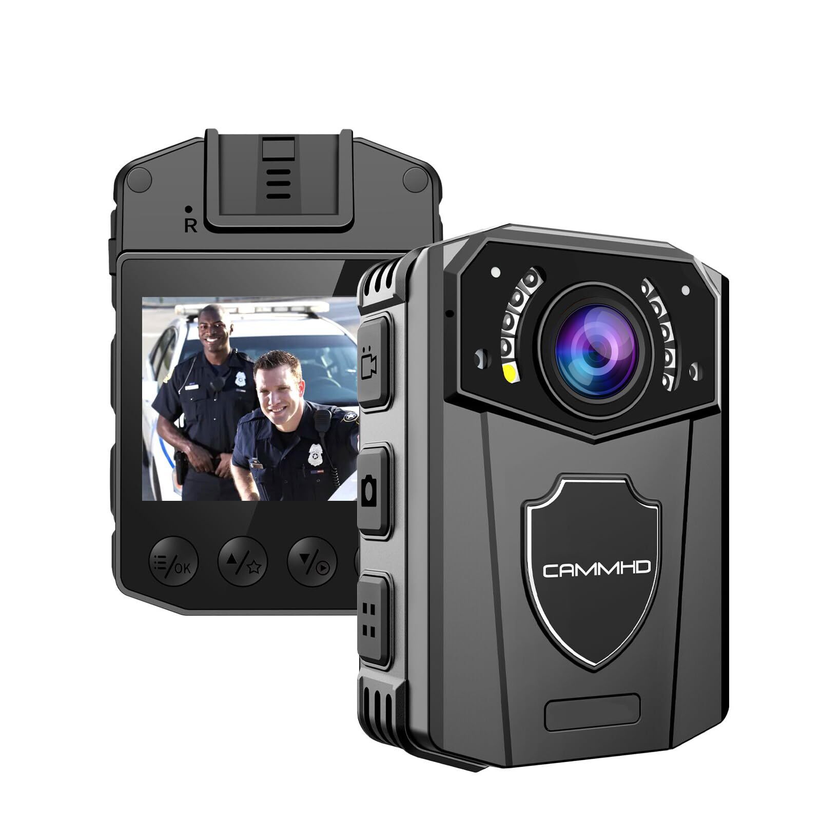 CAMMHD Z3 Body Cam 1440P 32GB - Fotocamera Indossabile Polizia