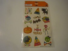 New 12 Pieces Halloween Decoration Glitter Tattoos