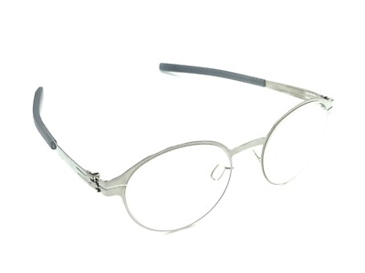 Ic! Berlin Elisabeth-Amalie Chrome Round Eyeglasses Frames 42-18 135 Germany