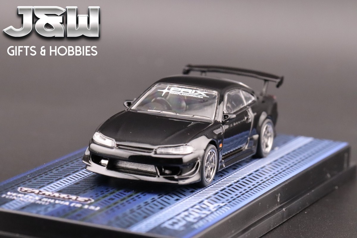 Tarmac Works x PRIX Nissan Silvia S15 TONNDERU Black Vertex