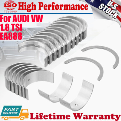 EA888 Engine Main & Rod Bearings Shells STD For VW GTi Jetta Audi A4 2.0T 1.8T