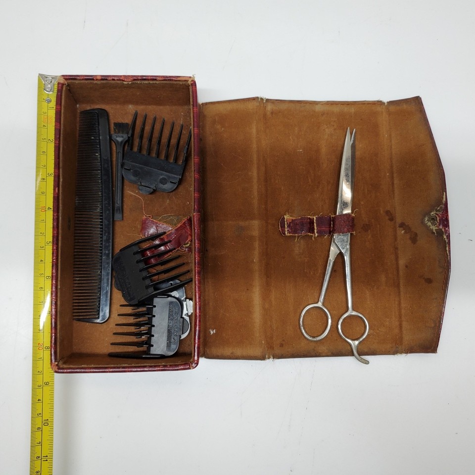 Vintage Wahl Electric Hair Clipper Grooming Set With Case eBay