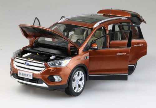 Originale Fabbrica Scala 1/18 Ford Kuga 2017 SUV Marrone Lega Modello Auto Regali