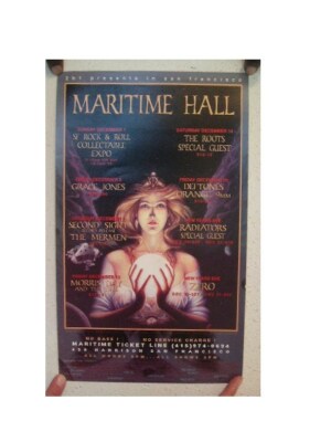 The Deftones Grace Jones The Roots Zero Maritime Hall Poster Original