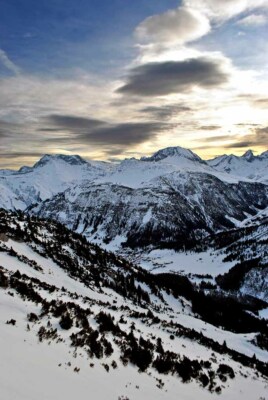 Lech Zurs am Arlberg Druck Ski Österreichische Alpen Österreich Berg Foto Bild