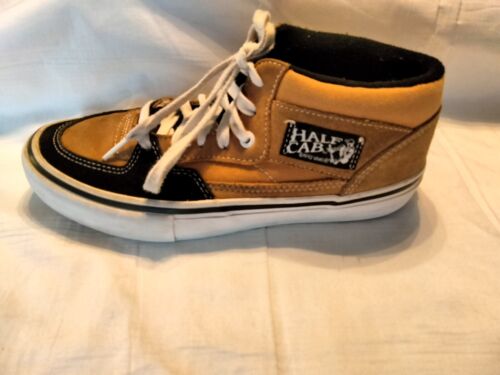 VANS Men's Half Cab Black Brown Suede Pro Skateboard Shoes Size 6.5 Men's - Picture 6 of 14