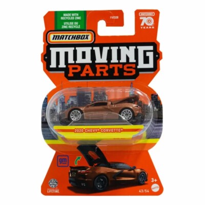 MATCHBOX BEWEGLICHE TEILE 70 JAHRE 2020 CHEVY CORVETTE 43/54 HLG28