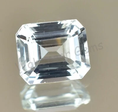 Natürlicher Weißer Saphir 5,10 Ct Smaragd Extrem Selten Lose Edelstein - Bild 1 von 4