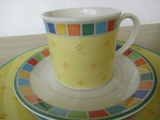Villeroy  Boch TWIST ALEA Limone - 1 Kaffeetasse mit Unterteller