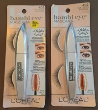 2 Pack Loreal Paris Bambi Eye Mascara, 402 Black Brown, Lot of 2