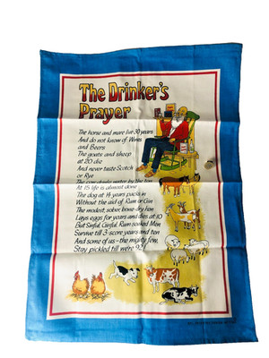 Geschirrtuch The Drinkers Prayer Vintage ra