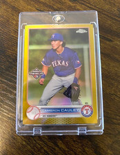 Cameron Cauley - 2022 Topps Chrome - Pro Debut - Gold Refractor #/50 - Rangers