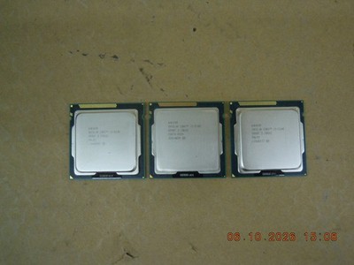 Lot 3 x Intel Core i5-2500 @ 3.30GHz CPU | SR00T | LGA 1155 | Quad Core
