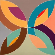 Frank Stella : Flin Flon : Archival Art Print