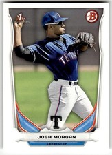 2014 Bowman Draft #DP90 Josh Morgan 1st Texas Rangers Baseball
