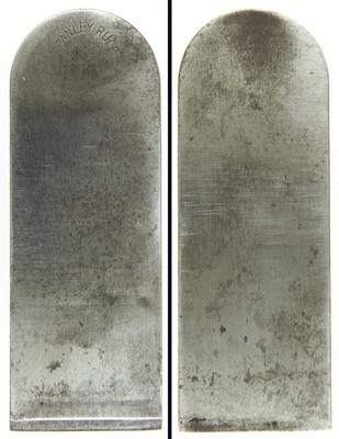 Early T.M. Cutting Iron for Stanley No. 130 Block-S.R. & L Co. Arch-mjdtoolparts