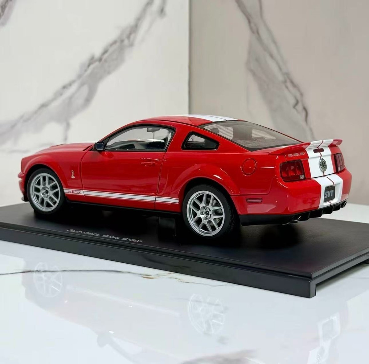 SUPER RARE* AUTOart 1/18 Ford Mustang Shelby Cobra GT500 Red 