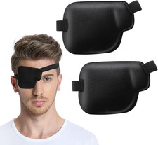 2 Stück Augenklappe Medizinisch, Augenpflaster Erwachsene,1*Linke, 1* Rechtes , 