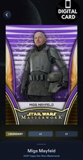 50cc Migs Mayfeld Chrome Purple - Masterwork 25 Topps Star Wars Card Trader