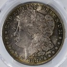 1882 S Morgan Dollar PCGS MS63 Original Purple, Red, and Green Toning — photo 3