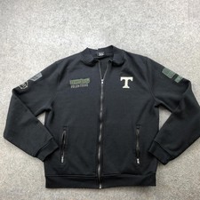 Tennessee Volunteers Jacket Mens Large Black Green OHT Full Zip Colosseum