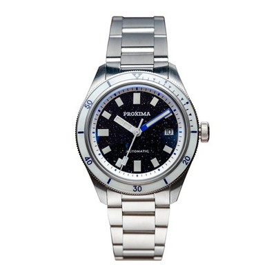 Proxima PX1721 39mm Automatic Mechanical Watch Aventurine Dial Sapphire Crystal