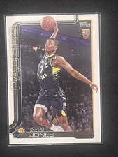 2025 Topps Basketball Flagship Kam Jones Rookie #239 Pacers RC