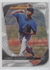 2020 Panini Prizm Tier II White Wave Prizm Adbert Alzolay #101 0hv8
