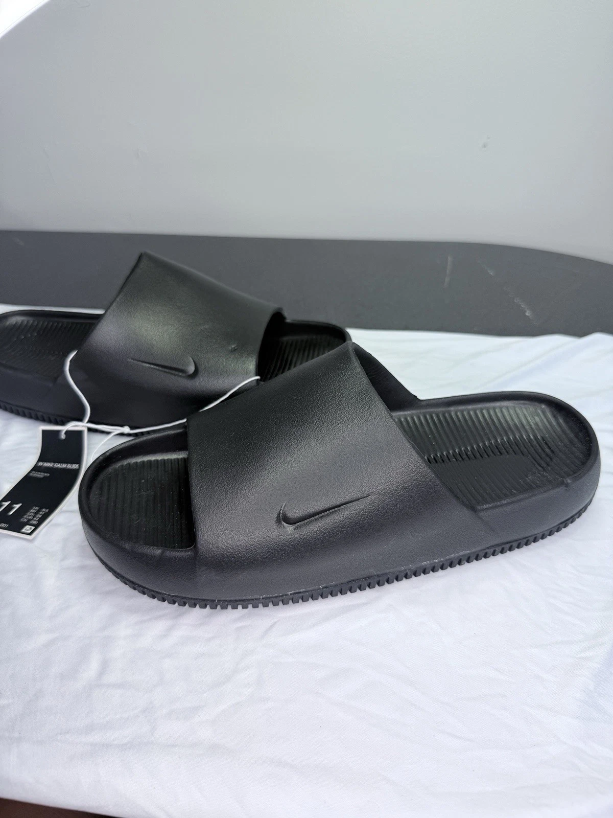 Nike Sandalo Donna Calmo Slip On Comfort Slides Nero Taglia:11 161K