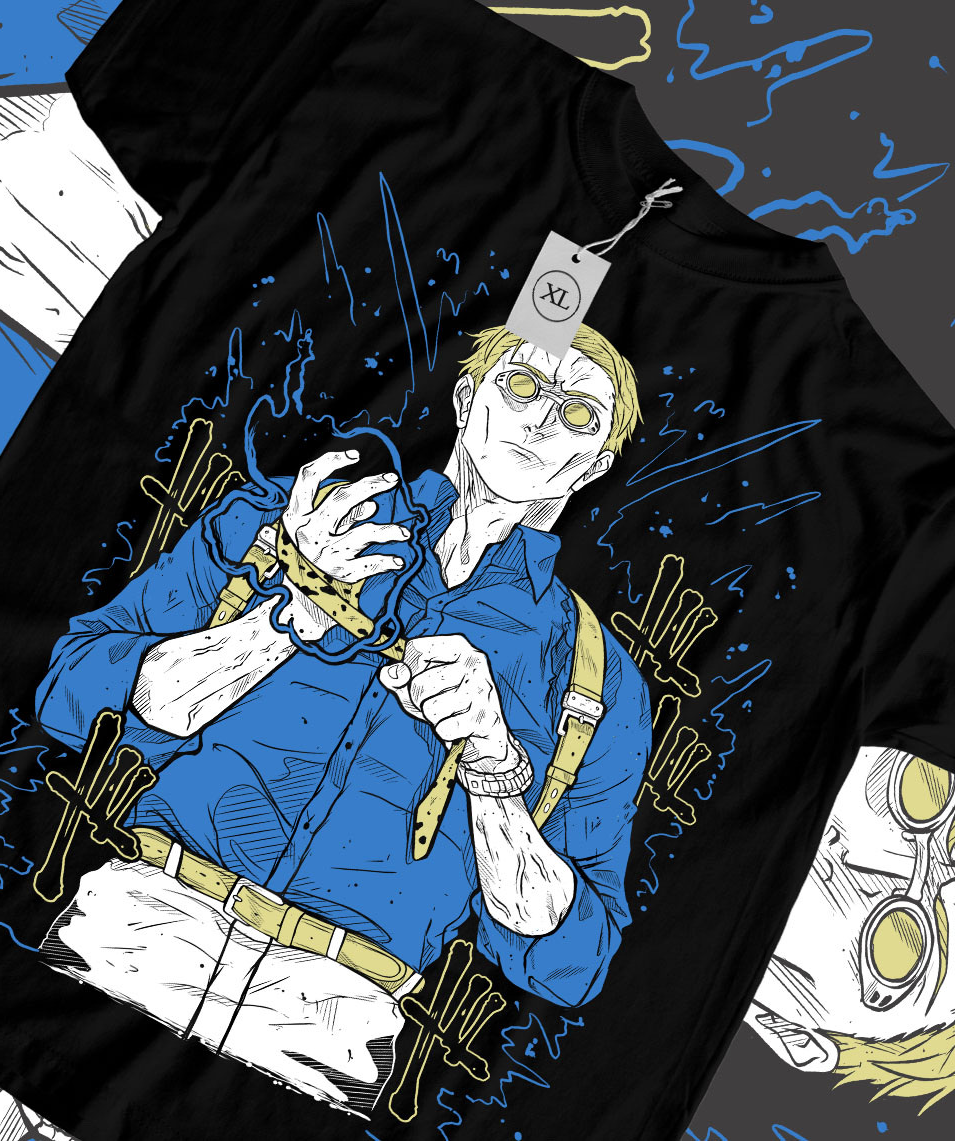 Kento Nanami Tシャツ Nanami Kento T-Shirt Jujutsu Kaisen Horror Anime JJK Gojo Satoru