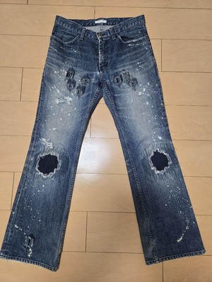 Number Nine Men M Number N Ine 01Aw Grunge Denim Limited Edition