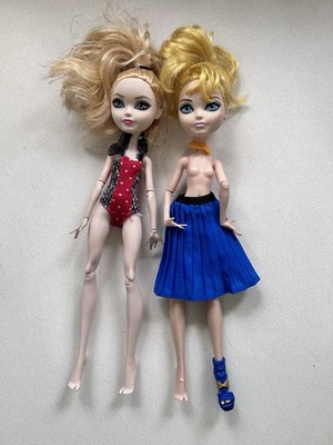 Ever After High Lot Of 2 Dolls Circa 2012 - As Pictured