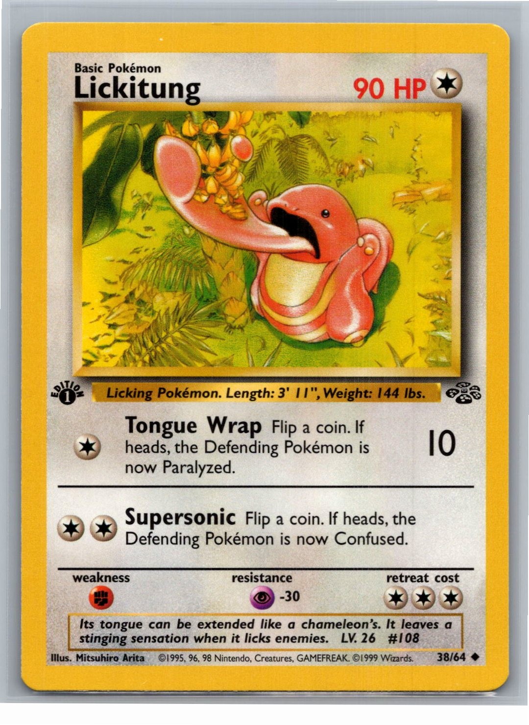 Lickitung Uncommon Jungle 38/64 NM