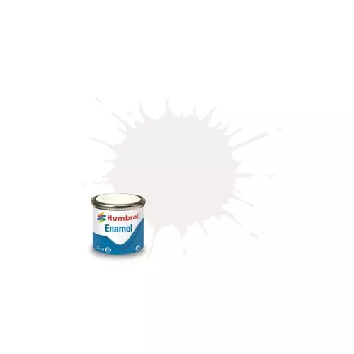 Humbrol AA0240 No.22 White Gloss - 14ml Enamel Paint
