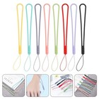 8 Pcs Colorful Mobile Phone Lanyard Silicone Cell Cellphone Straps