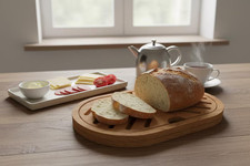 CNC Bread Cutting Board Digital File: Vectric Vcarve, Aspire, DXF, STL , Bigger