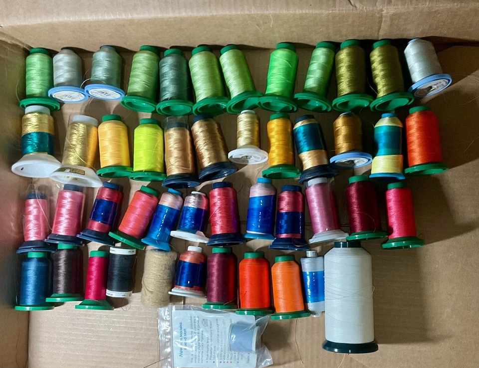 Isacord Embroidery Thread 100% Polyester 1000m Made in Germany Mixed Lot of 45 - Image 4 of 4
